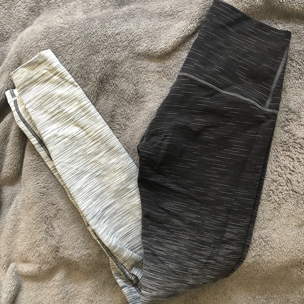 EUC special edition lululemon wunder under ombre leggings